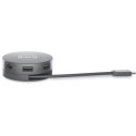 Dell 6-in-1 USB-C Multiport Adapter DA305 0.12 m, Grey, USB Type-C