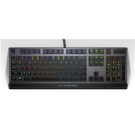 Dell Alienware Gaming Keyboard AW510K Wired, Mechanical Gaming Keyboard, RGB LED light, EN, Dark Gray, USB Dell Alienware Gaming Keyboard AW510K Wired, Mechanical Gaming Keyboard, RGB LED light, EN, Dark Gray, USB