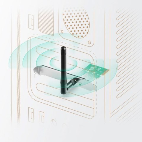 TP-LINK TL-WN781ND, PCI Express Adapter 2.4GHz, 802.11n, 150Mbps, 1xDetachable antennas 2dBi TP-LINK TL-WN781ND, PCI Express Adapter 2.4GHz, 802.11n, 150Mbps, 1xDetachable antennas 2dBi
