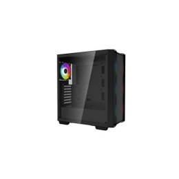 Deepcool CC560 with 4pcs ARGB Fans Black, Mid-Tower, Power supply included No