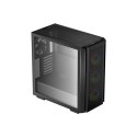 Deepcool MID TOWER CASE CG560 and PSU DN650 Side window, Black, Mid-Tower, Power supply included Yes