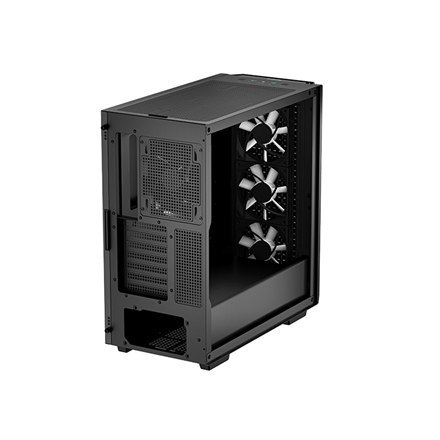 Deepcool MID TOWER CASE CG560 and PSU DN650 Side window, Black, Mid-Tower, Power supply included Yes