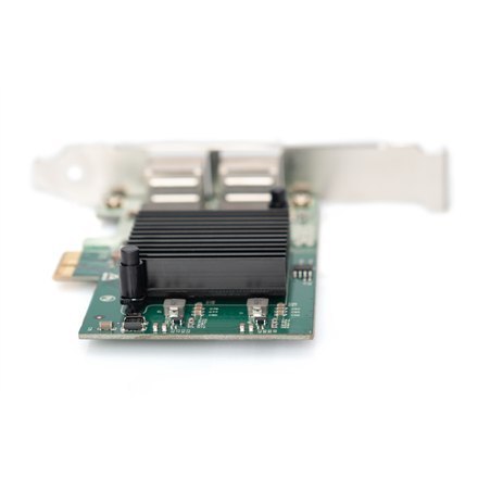 Digitus Gigabit Ethernet PCI Express Card, 2-port 32-bit, low profile bracket, Intel chipset DN-10132 Digitus Gigabit Ethernet PCI Express Card, 2-port 32-bit, low profile bracket, Intel chipset DN-10132