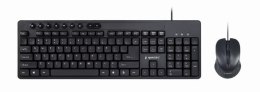 Gembird Multimedia desktop set KBS-UM-04	 USB Keyboard, Wired, Mouse included, US, Black