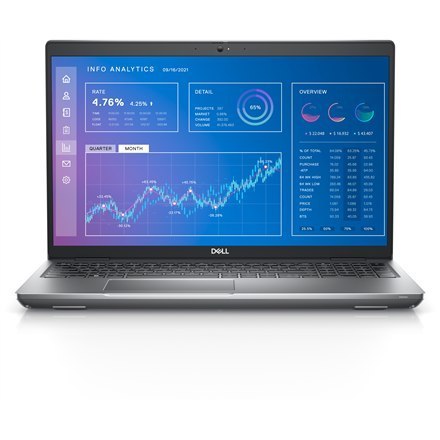 Dell Mobile Precision 3571 Silver, 15.6 ", WVA, FHD, 60 Hz, 1920 x 1080, Anti-glare, Intel Core i7, i7-12700H, 8 GB, SSD 256 GB