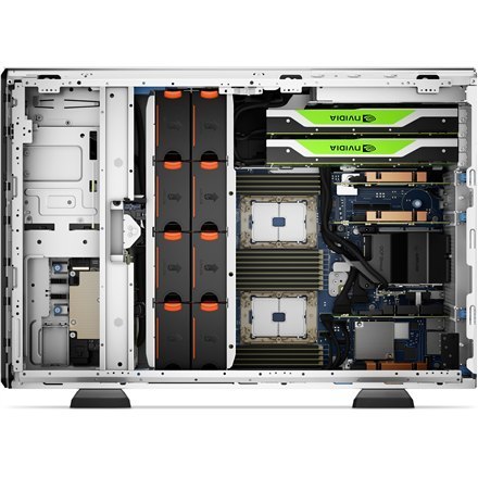 Dell PowerEdge T550 Tower, Intel Xeon, Silver 4310, 2.1 GHz, 18 MB, 24T, 12C, No RAM, No HDD, Up to 8 x 3.5", PERC H755, Power s Dell PowerEdge T550 Tower, Intel Xeon, Silver 4310, 2.1 GHz, 18 MB, 24T, 12C, No RAM, No HDD, Up to 8 x 3.5", PERC H755, Power s