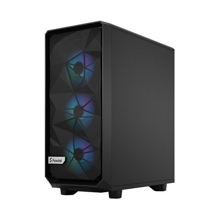 Fractal Design Meshify 2 Compact Lite RGB Black TG Light, Mid-Tower, Power supply included No Fractal Design Meshify 2 Compact Lite RGB Black TG Light, Mid-Tower, Power supply included No