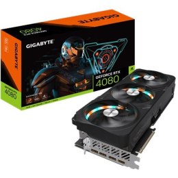 Gigabyte GV-N4080GAMING OC-16GD 1.0 NVIDIA, 16 GB, GeForce RTX 4080, GDDR6X, 	 PCI-E 4.0, HDMI ports quantity 1, Memory clock sp