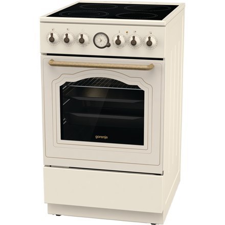 Gorenje Cooker GECS5B70CLI Hob type Vitroceramic, Oven type Electric, Beige, Width 50 cm, 70 L, Depth 59.4 cm Gorenje Cooker GECS5B70CLI Hob type Vitroceramic, Oven type Electric, Beige, Width 50 cm, 70 L, Depth 59.4 cm