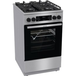 Gorenje Cooker GK5C65XV Hob type Gas, Oven type Electric, Stainless steel, Width 50 cm, Grilling, LED, 70 L, Depth 59.4 cm