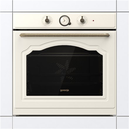 Gorenje Oven BOS67371CLI 77 L, Built in, EcoClean, Mechanical, Steam function, Height 59.5 cm, Width 59.5 cm, Beige Gorenje Oven BOS67371CLI 77 L, Built in, EcoClean, Mechanical, Steam function, Height 59.5 cm, Width 59.5 cm, Beige