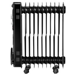 MPM Electric Heater MUG-21 Oil Filled Radiator, 1000/1500/2500 W, Number of power levels 3, Black