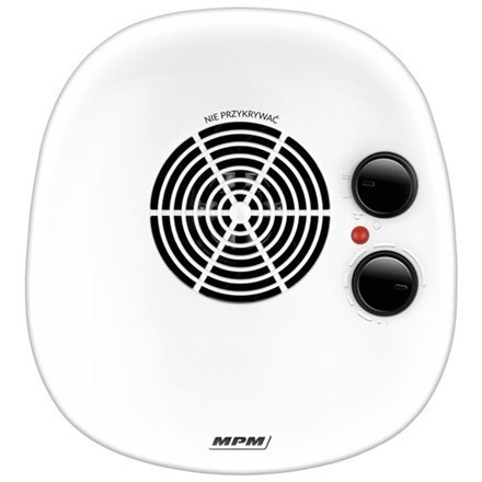 MPM Fan Heater MUG-20 2000 W, Number of power levels 2, White MPM Fan Heater MUG-20 2000 W, Number of power levels 2, White