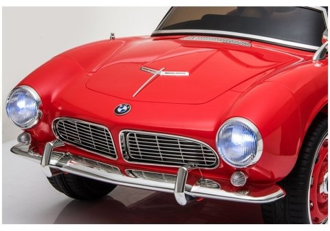 Auto na Akumulator BMW Retro Czerwone Lakierowane Auto na Akumulator BMW Retro Czerwone Lakierowane