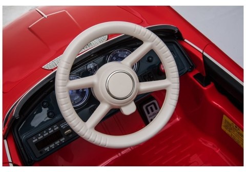 Auto na Akumulator BMW Retro Czerwone Lakierowane Auto na Akumulator BMW Retro Czerwone Lakierowane