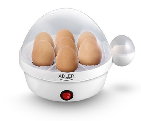 Adler Egg Boiler AD 4459 450 W, White, Eggs capacity 7