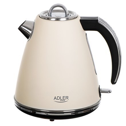 Adler Kettle AD 1343c Electric, 2200 W, 1.5 L, Stainless steel, 360° rotational base, Creme Adler Kettle AD 1343c Electric, 2200 W, 1.5 L, Stainless steel, 360° rotational base, Creme