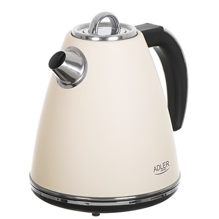 Adler Kettle AD 1343c Electric, 2200 W, 1.5 L, Stainless steel, 360° rotational base, Creme Adler Kettle AD 1343c Electric, 2200 W, 1.5 L, Stainless steel, 360° rotational base, Creme