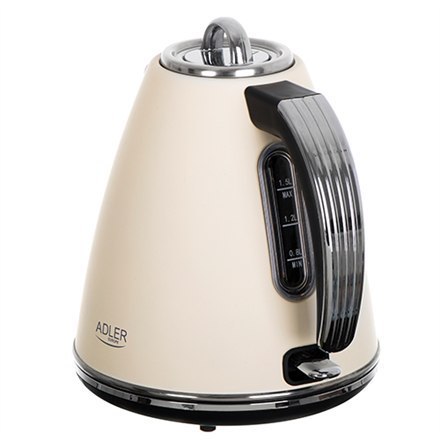 Adler Kettle AD 1343c Electric, 2200 W, 1.5 L, Stainless steel, 360° rotational base, Creme Adler Kettle AD 1343c Electric, 2200 W, 1.5 L, Stainless steel, 360° rotational base, Creme