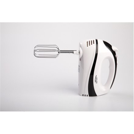 Adler Mixer AD 4206 Mixer with bowl, 300 W, Number of speeds 5, Turbo mode, White Adler Mixer AD 4206 Mixer with bowl, 300 W, Number of speeds 5, Turbo mode, White