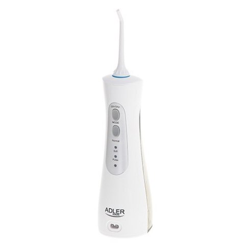 Adler Travel Oral Irrigator AD 2176 Oral irrigator, 150 ml, Number of heads 2, White, Number of teeth brushing modes 3 Adler Travel Oral Irrigator AD 2176 Oral irrigator, 150 ml, Number of heads 2, White, Number of teeth brushing modes 3