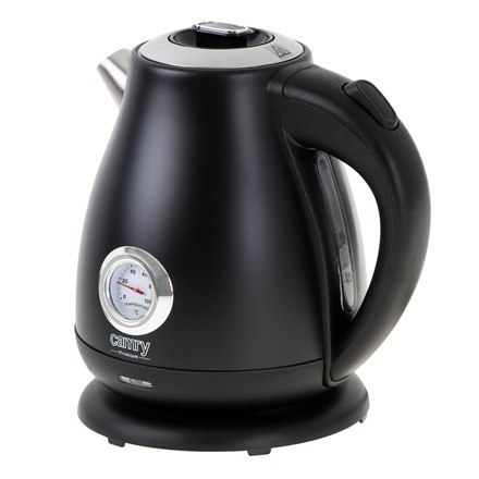 Camry Kettle with a thermometer CR 1344 Electric, 2200 W, 1.7 L, Stainless steel, 360° rotational base, Black Camry Kettle with a thermometer CR 1344 Electric, 2200 W, 1.7 L, Stainless steel, 360° rotational base, Black