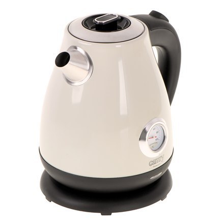 Camry Kettle with a thermometer CR 1344 Electric, 2200 W, 1.7 L, Stainless steel, 360° rotational base, Cream Camry Kettle with a thermometer CR 1344 Electric, 2200 W, 1.7 L, Stainless steel, 360° rotational base, Cream