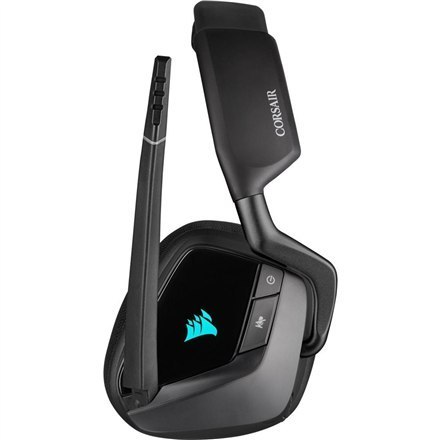 Corsair Wireless Premium Gaming Headset with 7.1 Surround Sound VOID RGB ELITE Built-in microphone, Carbon, Over-Ear Corsair Wireless Premium Gaming Headset with 7.1 Surround Sound VOID RGB ELITE Built-in microphone, Carbon, Over-Ear