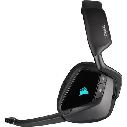 Corsair Wireless Premium Gaming Headset with 7.1 Surround Sound VOID RGB ELITE Built-in microphone, Carbon, Over-Ear Corsair Wireless Premium Gaming Headset with 7.1 Surround Sound VOID RGB ELITE Built-in microphone, Carbon, Over-Ear