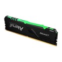 Kingston Fury Beast RGB 16 GB, DDR4, 3600 MHz, PC/server, Registered No, ECC No
