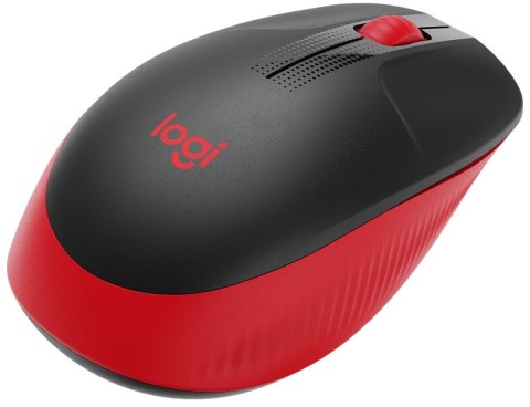 Logitech Full size Mouse M190 Wireless, Red, USB Logitech Full size Mouse M190 Wireless, Red, USB