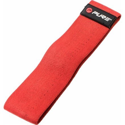 Pure2Improve Textile Resistance Band Heavy 45 kg, Red, 100% Polyester Pure2Improve Textile Resistance Band Heavy 45 kg, Red, 100% Polyester