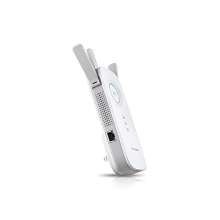TP-LINK Extender RE450 802.11ac, 2.4GHz/5GHz, 450+1300 Mbit/s, 10/100/1000 Mbit/s, Ethernet LAN (RJ-45) ports 1, Antenna type 3 TP-LINK Extender RE450 802.11ac, 2.4GHz/5GHz, 450+1300 Mbit/s, 10/100/1000 Mbit/s, Ethernet LAN (RJ-45) ports 1, Antenna type 3