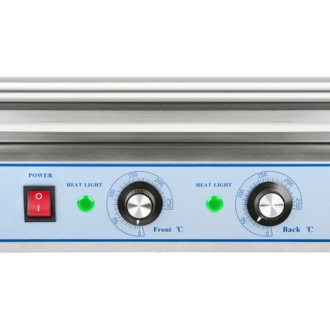 Grill rolkowy z pokrywą roller grill podgrzewacz do parówek 9 rolek Grill rolkowy z pokrywą roller grill podgrzewacz do parówek 9 rolek