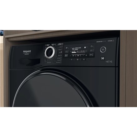 Hotpoint Washing Machine With Dryer NDD 11725 BDA EE Energy efficiency class E, Front loading, Washing capacity 11 kg, 1551 RPM, Hotpoint Washing Machine With Dryer NDD 11725 BDA EE Energy efficiency class E, Front loading, Washing capacity 11 kg, 1551 RPM,