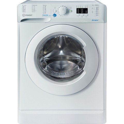 INDESIT Washing machine BWSA 61051 W EU N Energy efficiency class F, Front loading, Washing capacity 6 kg, 1000 RPM, Depth 42.5