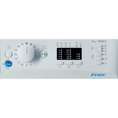 INDESIT Washing machine BWSA 61051 W EU N Energy efficiency class F, Front loading, Washing capacity 6 kg, 1000 RPM, Depth 42.5 INDESIT Washing machine BWSA 61051 W EU N Energy efficiency class F, Front loading, Washing capacity 6 kg, 1000 RPM, Depth 42.5