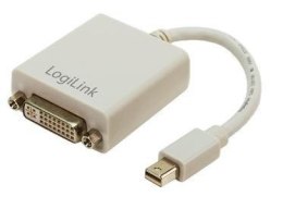 Logilink Adapter Mini Display Port TO DVI Converter: DVI-I FM, Mini DisplayPort M