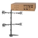 Logilink BP0046 Quad Monitor Desk Stand 13"-32'' Logilink Desk Mount, 	BP0046, 13-32 ", Maximum weight (capacity) Carrying capac