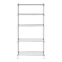Regał magazynowy druciany ażurowy kolor szary 180x90x35cm do 150kg