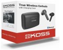 Słuchawki douszne Koss True TWS150i, bezprzewodowe, Bluetooth 5.0, mikrofon, czarne