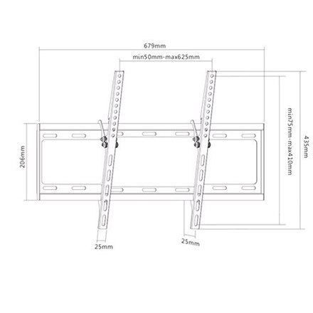 Sunne Wall mount, 37-70-ET, 37-70 ", Tilt, Maximum weight (capacity) 35 kg, Black Sunne Wall mount, 37-70-ET, 37-70 ", Tilt, Maximum weight (capacity) 35 kg, Black