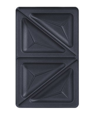 TEFAL Triangle toasted sandwich set for Snack Collection XA800212 Dimensions (W x L) 13 x 22.5 cm, Black TEFAL Triangle toasted sandwich set for Snack Collection XA800212 Dimensions (W x L) 13 x 22.5 cm, Black