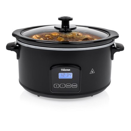 Tristar Digital Slowcooker VS-3920 210 W, Stainless steel, 4.5 L, Number of programs 4, Black Tristar Digital Slowcooker VS-3920 210 W, Stainless steel, 4.5 L, Number of programs 4, Black