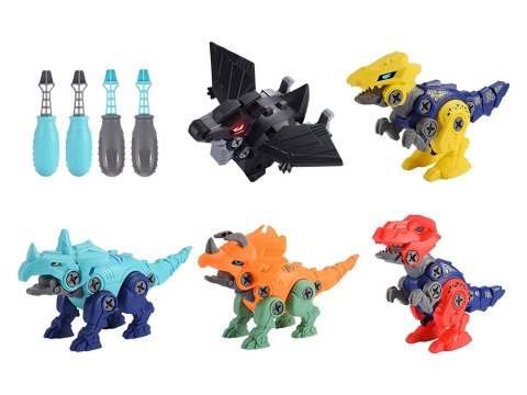 Zestaw Konstrukcyjny Dinozaury 5w1 Zbuduj Dinozaura DIY Zestaw Konstrukcyjny Dinozaury 5w1 Zbuduj Dinozaura DIY