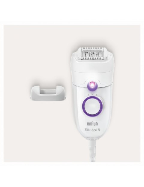 Braun Epilator SE5505P Silk-epil White, Corded Braun Epilator SE5505P Silk-epil White, Corded