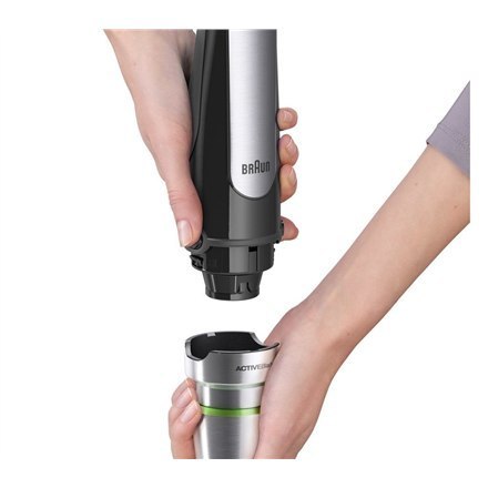 Braun Hand Blender MQ7000X MultiQuick Immersion Hand Blender, 1000 W, Number of speeds 2, Black/Stainless Steel Braun Hand Blender MQ7000X MultiQuick Immersion Hand Blender, 1000 W, Number of speeds 2, Black/Stainless Steel