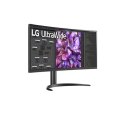 LG Curved Monitor 34WQ75C-B 34 ", IPS, QHD, 3440 x 1440, 21:9, 5 ms, 300 cd/m², Black, 60 Hz, HDMI ports quantity 2