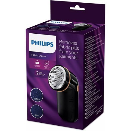 Philips Fabric Shaver GC026/80 Black, Battery powered Philips Fabric Shaver GC026/80 Black, Battery powered