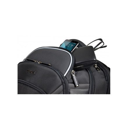 Port Designs Melbourne Fits up to size 15.6 ", Black, Shoulder strap, Waterproof cover, Backpack Port Designs Melbourne Fits up to size 15.6 ", Black, Shoulder strap, Waterproof cover, Backpack